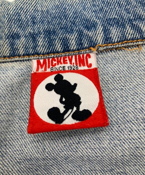 MICKEY INC（ミッキーインク）MICKEY INC (ミッキーインク) キャラ刺繍デニムジャケット インディゴ サイズ:記載なしの古着・服飾アイテム