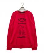 PEANUTS×MARC JACOBSピーナッツ×マークジェイコブス）の古着「ダメージ加工スウェット」｜ピンク