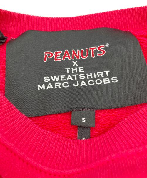 PEANUTS（ピーナッツ）PEANUTS (ピーナッツ) MARC JACOBS (マークジェイコブス) ダメージ加工スウェット ピンク サイズ:Sの古着・服飾アイテム
