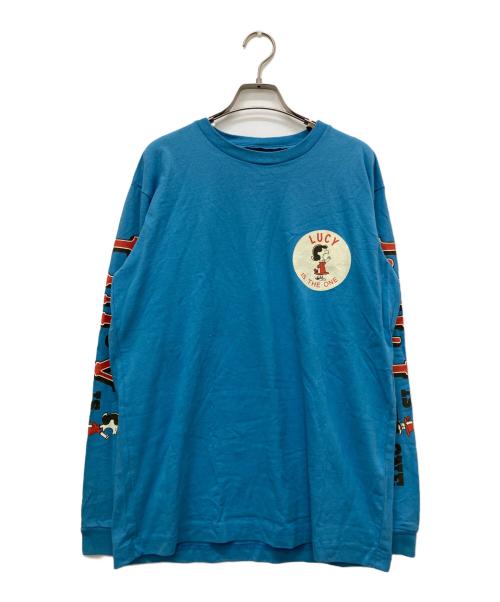 PEANUTS（ピーナッツ）PEANUTS (ピーナッツ) MARC JACOBS (マークジェイコブス) カットソー ブルー サイズ:XSの古着・服飾アイテム