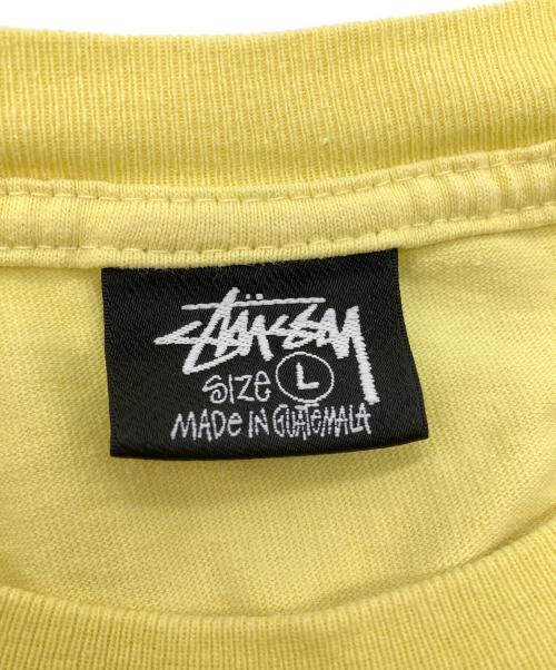 stussy（ステューシー）stussy (ステューシー) カットソー イエロー サイズ:Lの古着・服飾アイテム