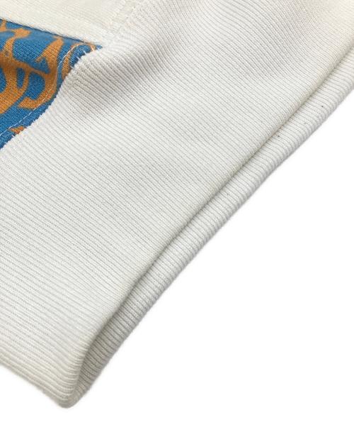 stussy（ステューシー）stussy (ステューシー) フローラル フーディー ホワイト サイズ:Mの古着・服飾アイテム