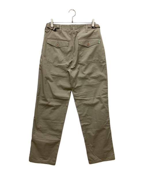 stussy（ステューシー）stussy (ステューシー) ダブルニーワイドパンツ ブラウン サイズ:W30の古着・服飾アイテム