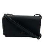 COACHコーチ）の古着「クロスボディーショルダーバッグ」｜ブラック