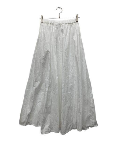 KAGURE（カグレ）kagure (カグレ) コットンクリンクルスカート ホワイト サイズ:Freeの古着・服飾アイテム