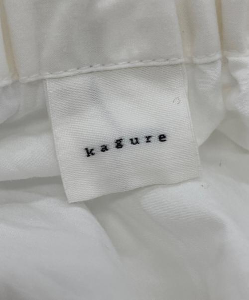 KAGURE（カグレ）kagure (カグレ) コットンクリンクルスカート ホワイト サイズ:Freeの古着・服飾アイテム