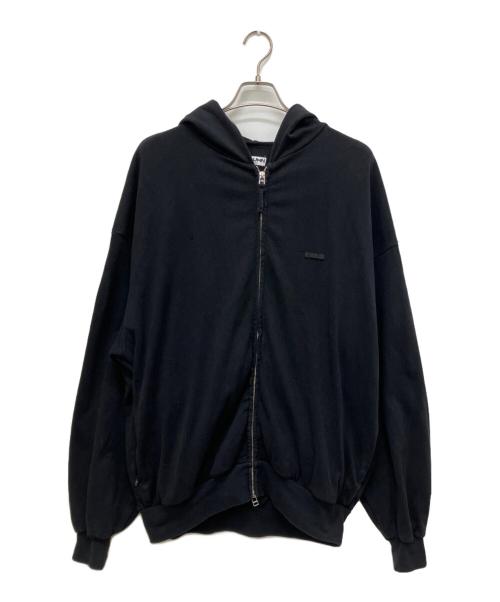 CAHLUMN（カウラム）CAHLUMN (カウラム) Heavy Weight Jersey Thermal Lined Zip Hoodie ブラック サイズ:XLの古着・服飾アイテム