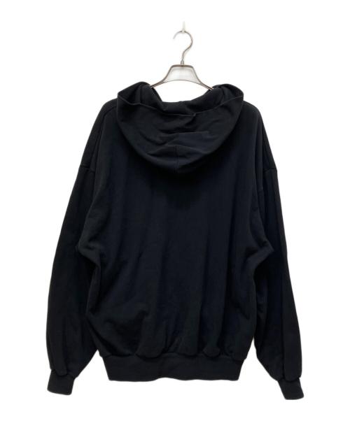 CAHLUMN（カウラム）CAHLUMN (カウラム) Heavy Weight Jersey Thermal Lined Zip Hoodie ブラック サイズ:XLの古着・服飾アイテム