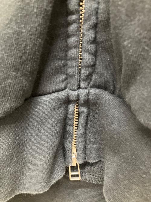 CAHLUMN（カウラム）CAHLUMN (カウラム) Heavy Weight Jersey Thermal Lined Zip Hoodie ブラック サイズ:XLの古着・服飾アイテム