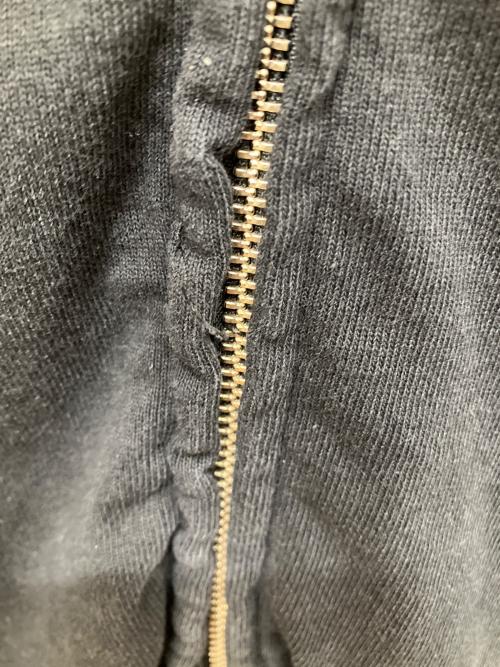 CAHLUMN（カウラム）CAHLUMN (カウラム) Heavy Weight Jersey Thermal Lined Zip Hoodie ブラック サイズ:XLの古着・服飾アイテム