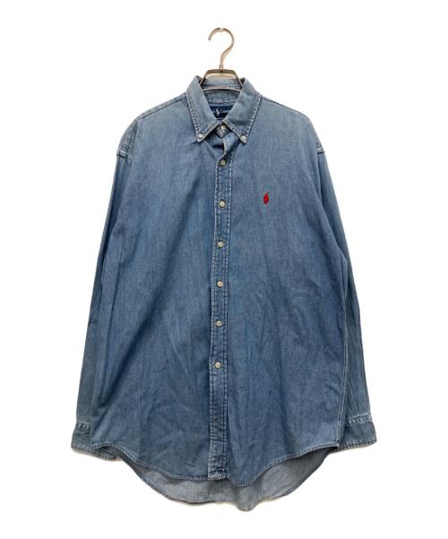 RALPH LAUREN（ラルフローレン）RALPH LAUREN (ラルフローレン) ボタンダウンシャツ インディゴ サイズ:Mの古着・服飾アイテム