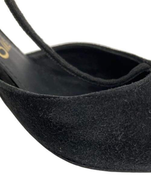 Salvatore Ferragamo（サルヴァトーレ フェラガモ）Salvatore Ferragamo (サルヴァトーレ フェラガモ) Fergie　ストラップサンダル ブラック サイズ:6 1/2の古着・服飾アイテム