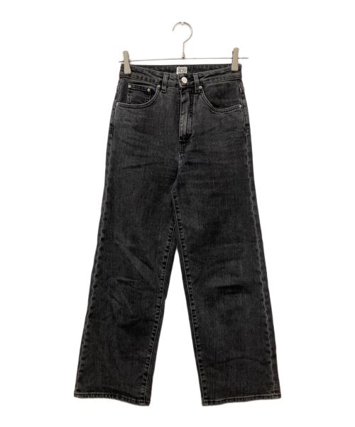 TOTEM（トーテム）TOTEM (トーテム) フレアデニムパンツ ブラック サイズ:W25の古着・服飾アイテム