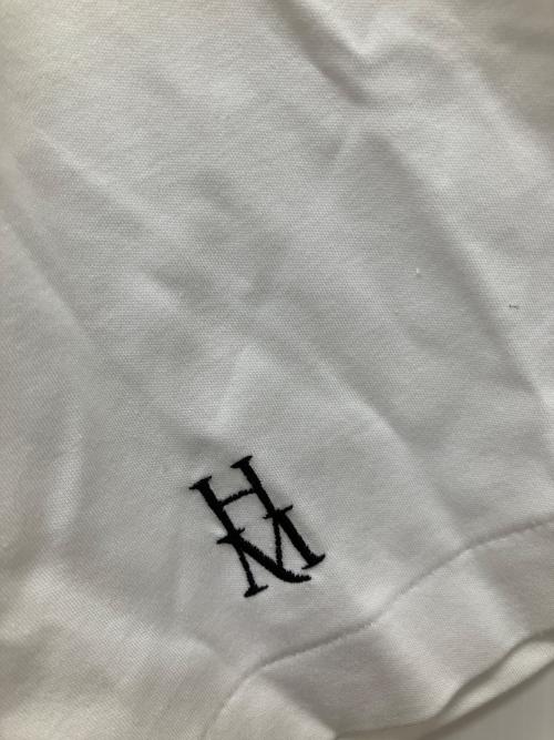 HARUNOBUMURATA（ハルノブ ムラタ）HARUNOBUMURATA (ハルノブ ムラタ) LOOSE FIT HM LOGO T-SHIRT ホワイト サイズ:38の古着・服飾アイテム