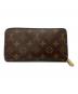 LOUIS VUITTON (ルイ ヴィトン) モノグラム　ジッピー ウォレット長財布 ブラウン：35000円