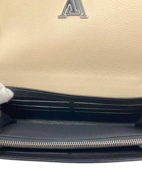 LOUIS VUITTON（ルイ ヴィトン）LOUIS VUITTON (ルイ ヴィトン) ポルトフォイユロックミーII/長財布 ベージュ×ブラックの古着・服飾アイテム