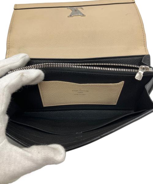 LOUIS VUITTON（ルイ ヴィトン）LOUIS VUITTON (ルイ ヴィトン) ポルトフォイユロックミーII/長財布 ベージュ×ブラックの古着・服飾アイテム