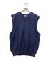 POLO RALPH LAUREN（ポロ・ラルフローレン）の古着「90s 香港製 コットンニットベスト」｜ネイビー