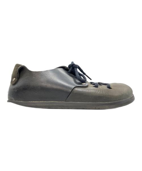 BIRKENSTOCK（ビルケンシュトック）BIRKENSTOCK (ビルケンシュトック) Montana レザーシューズ グレー サイズ:24の古着・服飾アイテム