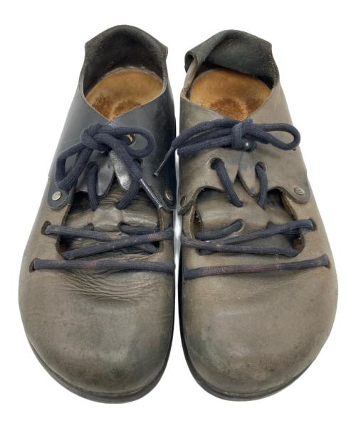 BIRKENSTOCK（ビルケンシュトック）BIRKENSTOCK (ビルケンシュトック) Montana レザーシューズ グレー サイズ:24の古着・服飾アイテム