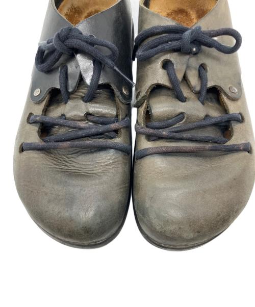 BIRKENSTOCK（ビルケンシュトック）BIRKENSTOCK (ビルケンシュトック) Montana レザーシューズ グレー サイズ:24の古着・服飾アイテム