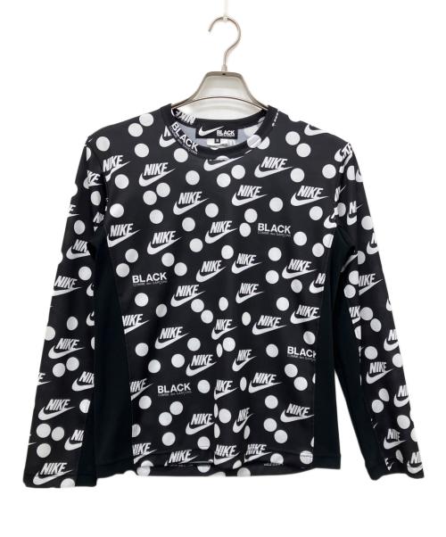 BLACK COMME des GARCONS（ブラックコムデギャルソン）BLACK COMME des GARCONS (ブラックコムデギャルソン) NIKE (ナイキ) カットソー ブラック サイズ:Sの古着・服飾アイテム