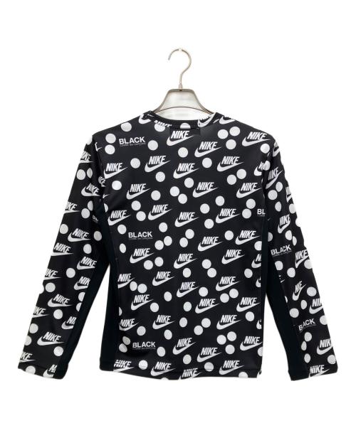 BLACK COMME des GARCONS（ブラックコムデギャルソン）BLACK COMME des GARCONS (ブラックコムデギャルソン) NIKE (ナイキ) カットソー ブラック サイズ:Sの古着・服飾アイテム