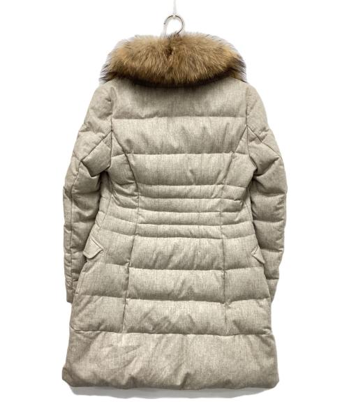 HETREGO（エトレゴ）HETREGO (エトレゴ) ファー付ダウンコート ベージュ サイズ:44の古着・服飾アイテム
