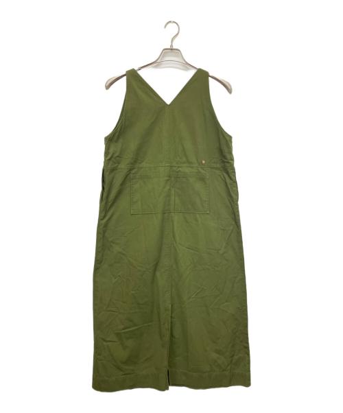 MUVEIL（ミュベール）MUVEIL (ミュベール) ジャンパースカート グリーン サイズ:40の古着・服飾アイテム