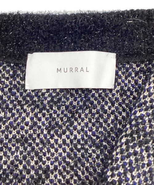 MURRAL（ミューラル）MURRAL (ミューラル) Twinkle knit cardigan ブラック サイズ:Fの古着・服飾アイテム