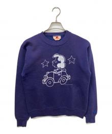 RUSSELL ATHLETIC（ラッセルアスレチック）の古着「8.90ｓ～PEANUTS LUSY sweat shirt」｜ネイビー