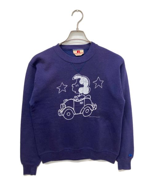 RUSSELL ATHLETIC（ラッセルアスレチック）RUSSELL ATHLETIC (ラッセルアスレチック) 8.90ｓ～PEANUTS LUSY sweat shirt ネイビー サイズ:Sの古着・服飾アイテム