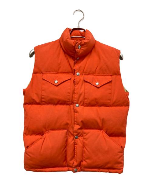 THE NORTH FACE（ザ ノース フェイス）THE NORTH FACE (ザ ノース フェイス) 7.80ｓ~茶タグ ダウンベスト オレンジ サイズ:Sの古着・服飾アイテム
