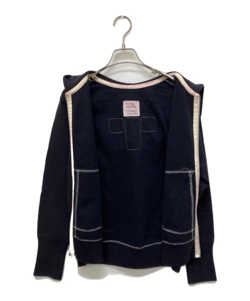 SPRUCE（スプルース）SPRUCE (スプルース) ダブルジップジップパーカー ネイビー サイズ:Sの古着・服飾アイテム