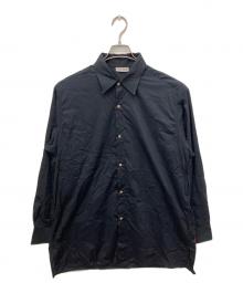 MAATEE&SONS（マーティーアンドサンズ）の古着「GUPTA KHADI COTTON SHIRTS」｜ブラック