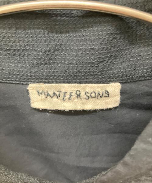 MAATEE&SONS（マーティーアンドサンズ）MAATEE&SONS (マーティーアンドサンズ) GUPTA KHADI COTTON SHIRTS ブラック サイズ:３の古着・服飾アイテム