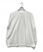 Graphpaperグラフペーパー）の古着「L/S Oversized Tee」｜ホワイト