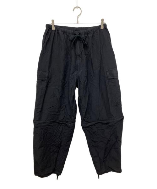 COMOLI（コモリ）COMOLI (コモリ) リップストップ コンバーティブル6Pパンツ ブラック サイズ:3の古着・服飾アイテム