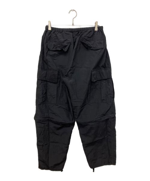 COMOLI（コモリ）COMOLI (コモリ) リップストップ コンバーティブル6Pパンツ ブラック サイズ:3の古着・服飾アイテム