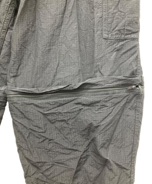 COMOLI（コモリ）COMOLI (コモリ) リップストップ コンバーティブル6Pパンツ ブラック サイズ:3の古着・服飾アイテム