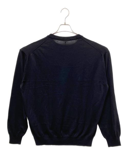 A.PRESSE（アプレッセ）A.PRESSE (アプレッセ) Wool Cotton High Gauge Crew Neck Sweater ブラック サイズ:3 未使用品の古着・服飾アイテム