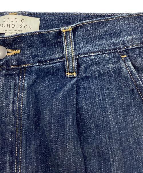 STUDIO NICHOLSON（スタジオ ニコルソン）STUDIO NICHOLSON (スタジオ ニコルソン) Puch Washed Denim インディゴ サイズ:Sの古着・服飾アイテム