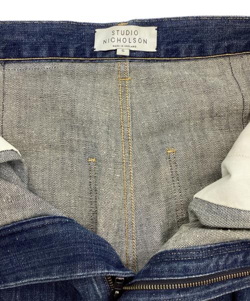 STUDIO NICHOLSON（スタジオ ニコルソン）STUDIO NICHOLSON (スタジオ ニコルソン) Puch Washed Denim インディゴ サイズ:Sの古着・服飾アイテム