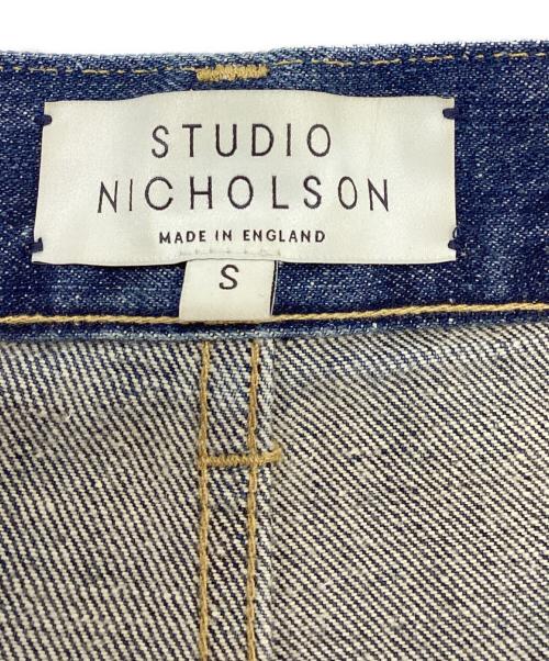 STUDIO NICHOLSON（スタジオ ニコルソン）STUDIO NICHOLSON (スタジオ ニコルソン) Puch Washed Denim インディゴ サイズ:Sの古着・服飾アイテム