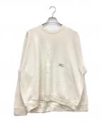 Graphpaper×LOOPWHEELERグラフペーパー×ループウィラー）の古着「Raglan Sweat Limited Edition SUMI」｜アイボリー
