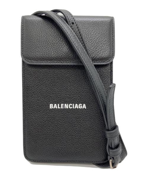 BALENCIAGA（バレンシアガ）BALENCIAGA (バレンシアガ) CASH PHONE AND CARD HOLDER ブラックの古着・服飾アイテム