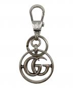 GUCCIグッチ）の古着「ダブルGキーホルダー」｜シルバー
