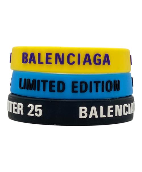 BALENCIAGA（バレンシアガ）BALENCIAGA (バレンシアガ) 3連ラバーブレスレット マルチカラーの古着・服飾アイテム