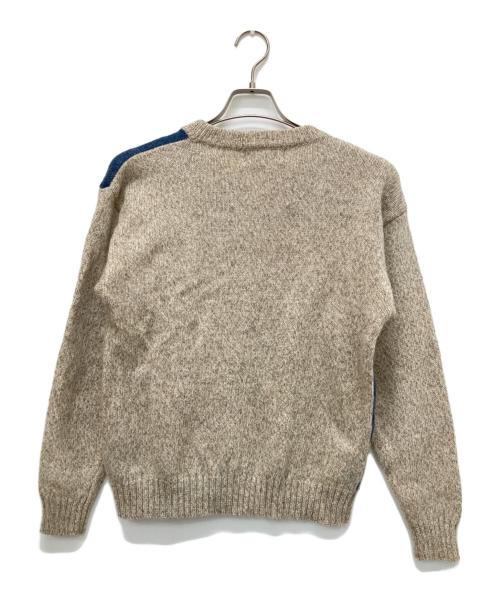 Eddie Bauer（エディーバウアー）Eddie Bauer (エディーバウアー) ノルディックカーディガン ベージュ サイズ:Mの古着・服飾アイテム
