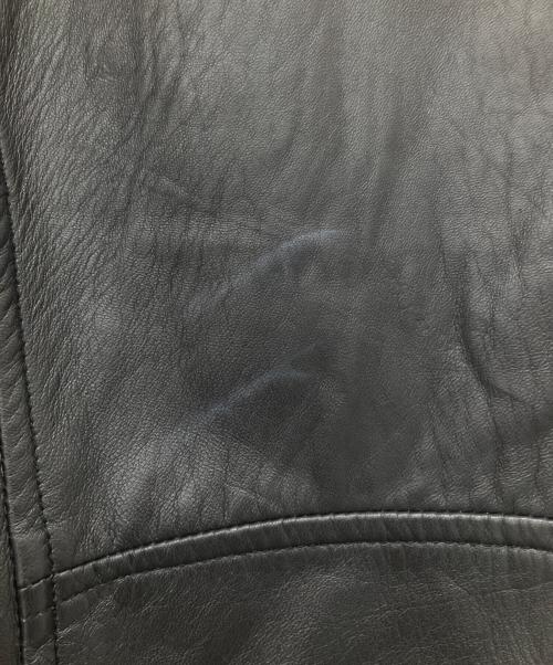 ZARA（ザラ）ZARA (ザラ) ラムレザーライダースジャケット ブラック サイズ:Sの古着・服飾アイテム